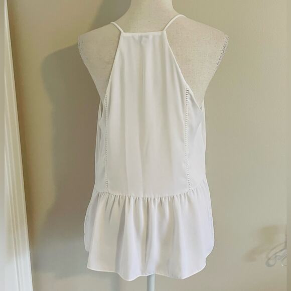 Calvin Klein White Peplum Blouse - Picture 3 of 6